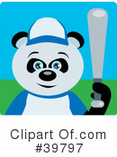 Panda Bear Clipart #39797 by Dennis Holmes Designs