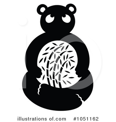 Panda Clipart #1051162 by Cherie Reve