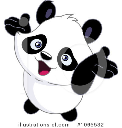 Royalty-Free (RF) Panda Clipart Illustration by yayayoyo - Stock Sample #1065532