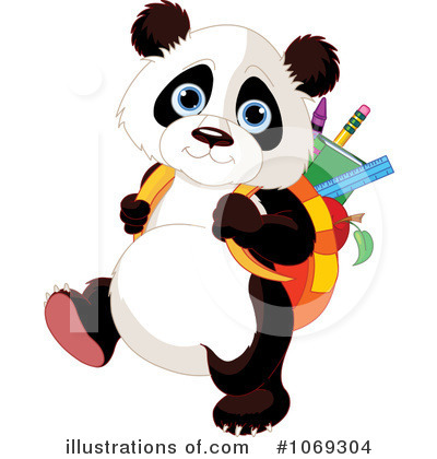Panda Clipart #1069304 by Pushkin