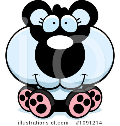 Royalty-Free (RF) Panda Clipart Illustration by Cory Thoman - Stock Sample #1091214
