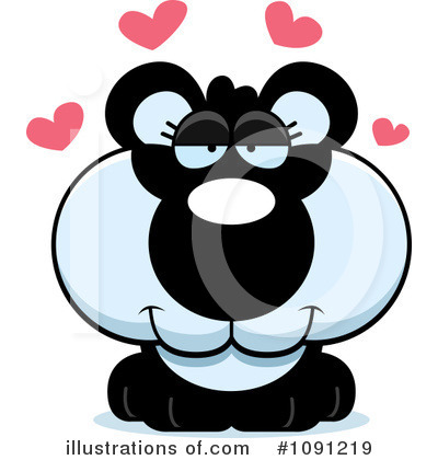 Royalty-Free (RF) Panda Clipart Illustration by Cory Thoman - Stock Sample #1091219