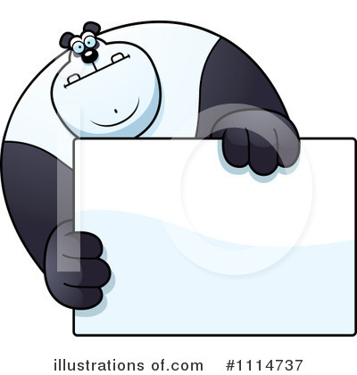 Royalty-Free (RF) Panda Clipart Illustration by Cory Thoman - Stock Sample #1114737
