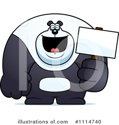 Royalty-Free (RF) Panda Clipart Illustration by Cory Thoman - Stock Sample #1114740