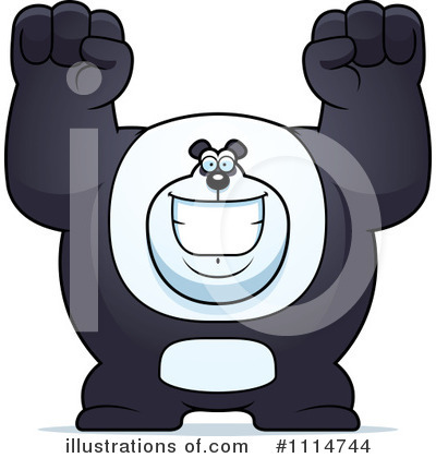Royalty-Free (RF) Panda Clipart Illustration by Cory Thoman - Stock Sample #1114744