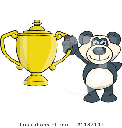Royalty-Free (RF) Panda Clipart Illustration by Dennis Holmes Designs - Stock Sample #1132107