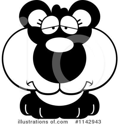 Royalty-Free (RF) Panda Clipart Illustration by Cory Thoman - Stock Sample #1142943