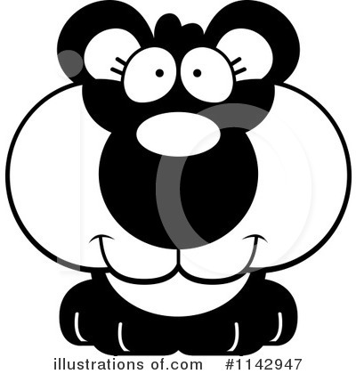 Royalty-Free (RF) Panda Clipart Illustration by Cory Thoman - Stock Sample #1142947