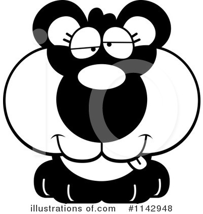 Royalty-Free (RF) Panda Clipart Illustration by Cory Thoman - Stock Sample #1142948