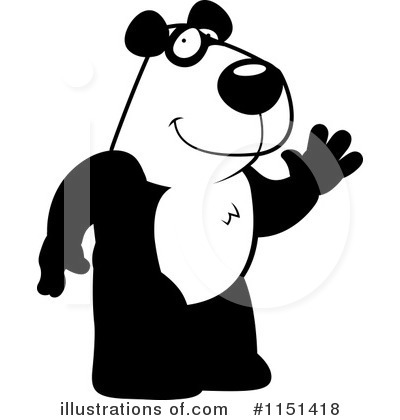 Royalty-Free (RF) Panda Clipart Illustration by Cory Thoman - Stock Sample #1151418