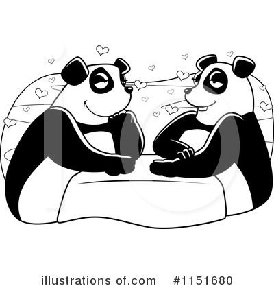Royalty-Free (RF) Panda Clipart Illustration by Cory Thoman - Stock Sample #1151680