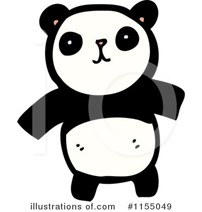 Royalty-Free (RF) Panda Clipart Illustration by lineartestpilot - Stock Sample #1155049