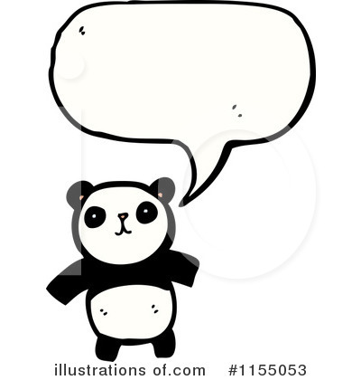 Royalty-Free (RF) Panda Clipart Illustration by lineartestpilot - Stock Sample #1155053