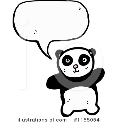 Royalty-Free (RF) Panda Clipart Illustration by lineartestpilot - Stock Sample #1155054