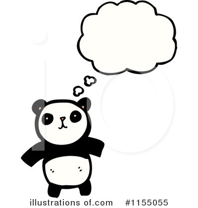 Royalty-Free (RF) Panda Clipart Illustration by lineartestpilot - Stock Sample #1155055