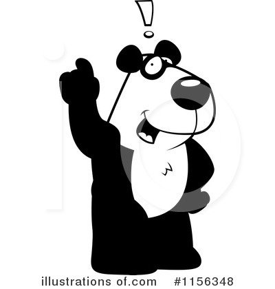 Royalty-Free (RF) Panda Clipart Illustration by Cory Thoman - Stock Sample #1156348