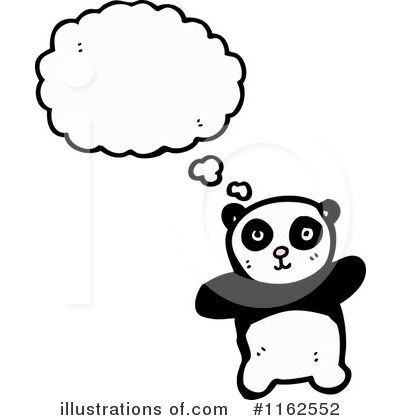 Royalty-Free (RF) Panda Clipart Illustration by lineartestpilot - Stock Sample #1162552