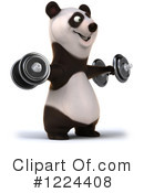 Panda Clipart #1224408 by Julos