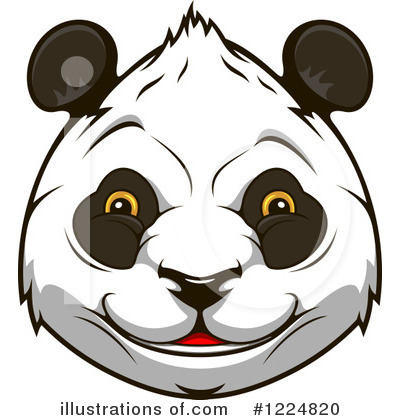 Panda Clipart #1224820 by Vector Tradition SM