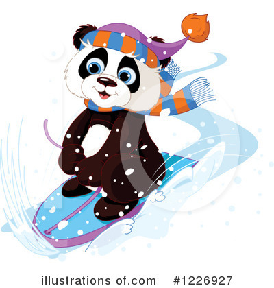 Royalty-Free (RF) Panda Clipart Illustration by Pushkin - Stock Sample #1226927