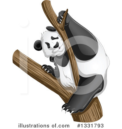 Royalty-Free (RF) Panda Clipart Illustration by Liron Peer - Stock Sample #1331793