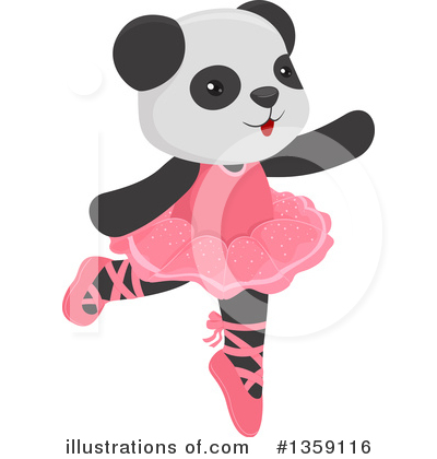 Royalty-Free (RF) Panda Clipart Illustration by BNP Design Studio - Stock Sample #1359116