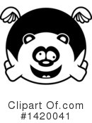 Panda Clipart #1420041 by Cory Thoman