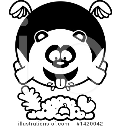 Royalty-Free (RF) Panda Clipart Illustration by Cory Thoman - Stock Sample #1420042