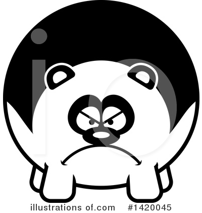 Royalty-Free (RF) Panda Clipart Illustration by Cory Thoman - Stock Sample #1420045