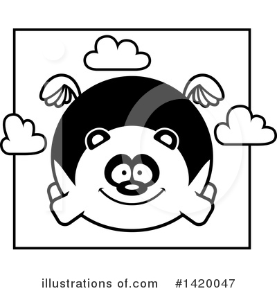 Royalty-Free (RF) Panda Clipart Illustration by Cory Thoman - Stock Sample #1420047