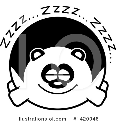 Royalty-Free (RF) Panda Clipart Illustration by Cory Thoman - Stock Sample #1420048