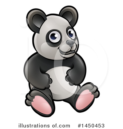 Royalty-Free (RF) Panda Clipart Illustration by AtStockIllustration - Stock Sample #1450453
