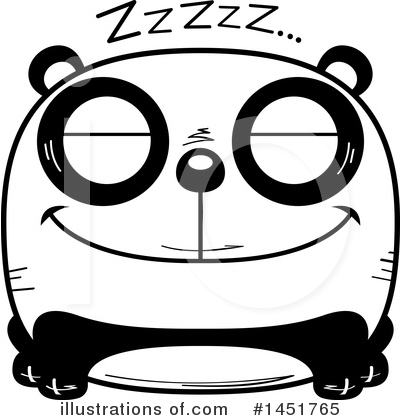 Royalty-Free (RF) Panda Clipart Illustration by Cory Thoman - Stock Sample #1451765