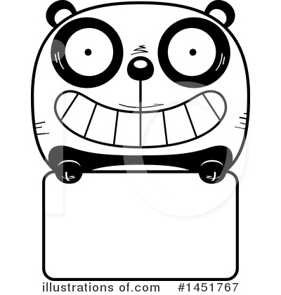 Royalty-Free (RF) Panda Clipart Illustration by Cory Thoman - Stock Sample #1451767