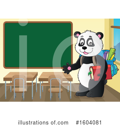 Royalty-Free (RF) Panda Clipart Illustration by visekart - Stock Sample #1604081