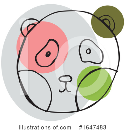 Royalty-Free (RF) Panda Clipart Illustration by Cherie Reve - Stock Sample #1647483