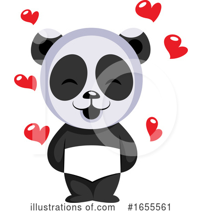 Royalty-Free (RF) Panda Clipart Illustration by Morphart Creations - Stock Sample #1655561