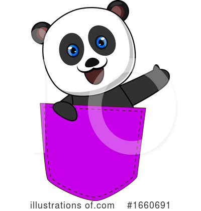 Royalty-Free (RF) Panda Clipart Illustration by Morphart Creations - Stock Sample #1660691