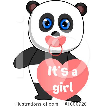 Royalty-Free (RF) Panda Clipart Illustration by Morphart Creations - Stock Sample #1660720