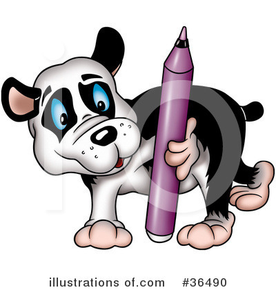 Royalty-Free (RF) Panda Clipart Illustration by dero - Stock Sample #36490