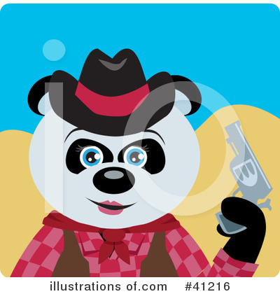 Panda Clipart #41216 by Dennis Holmes Designs