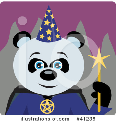 Panda Clipart #41238 by Dennis Holmes Designs