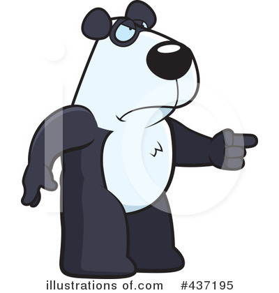 Royalty-Free (RF) Panda Clipart Illustration by Cory Thoman - Stock Sample #437195