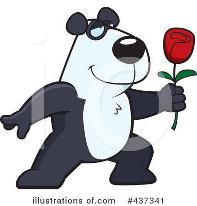 Royalty-Free (RF) Panda Clipart Illustration by Cory Thoman - Stock Sample #437341
