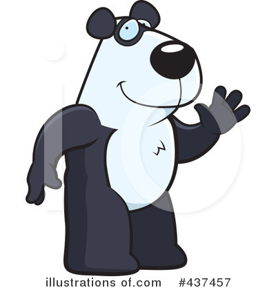 Royalty-Free (RF) Panda Clipart Illustration by Cory Thoman - Stock Sample #437457