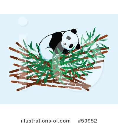 Royalty-Free (RF) Panda Clipart Illustration by Cherie Reve - Stock Sample #50952