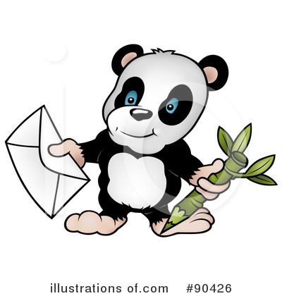 Royalty-Free (RF) Panda Clipart Illustration by dero - Stock Sample #90426