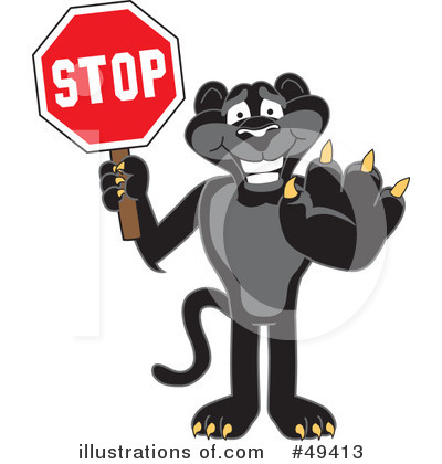 Stop Sign Clipart #49413 by Mascot Junction