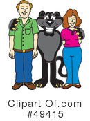 Panther Character Clipart #49415 by Mascot Junction