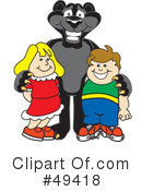Panther Character Clipart #49418 by Mascot Junction